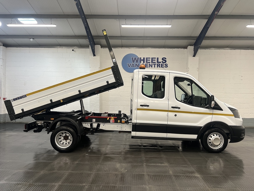 Ford Transit Custom 2.0 350 Ecoblue Leader Double Cab Tipper Diese LC23SKE White #5