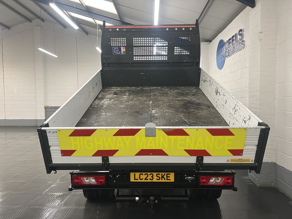 Ford Transit Custom 2.0 350 Ecoblue Leader Double Cab Tipper Diese LC23SKE White #4