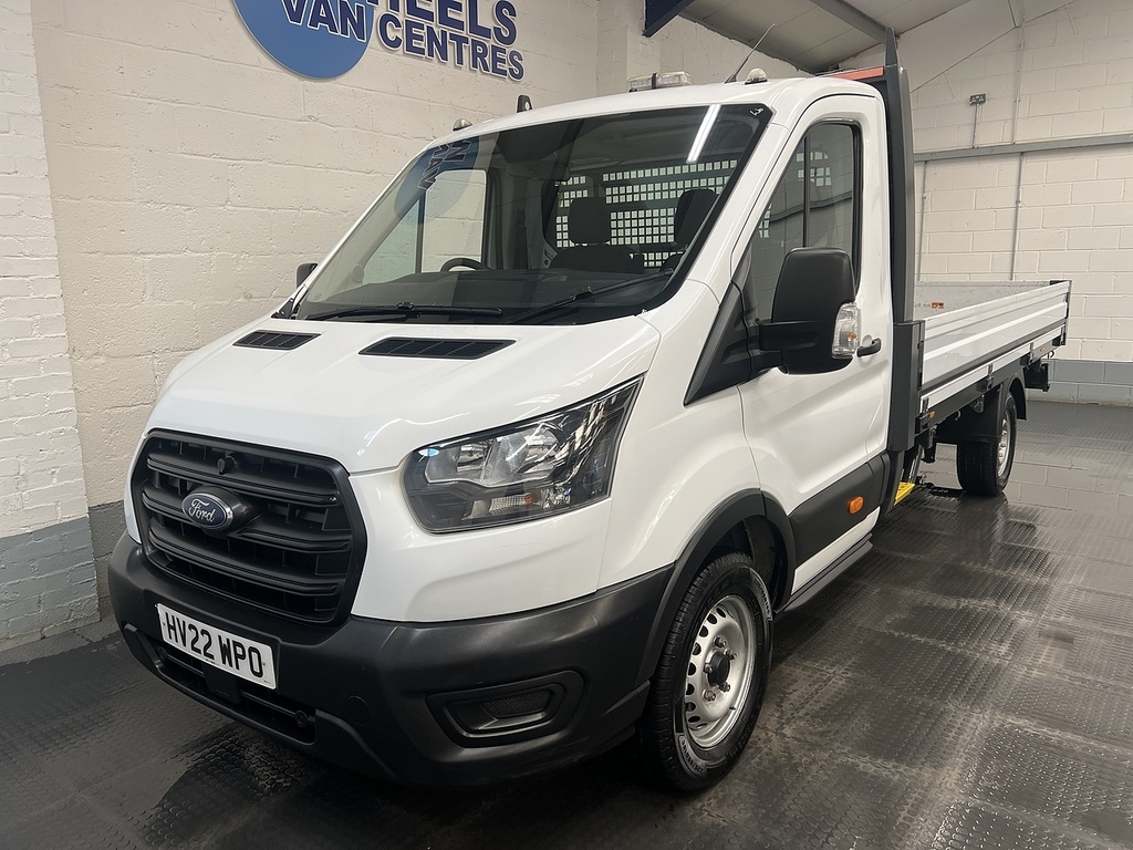 Ford Transit Custom 2.0 350 Ecoblue Hd Leader Dropside Manu HV22WPO White