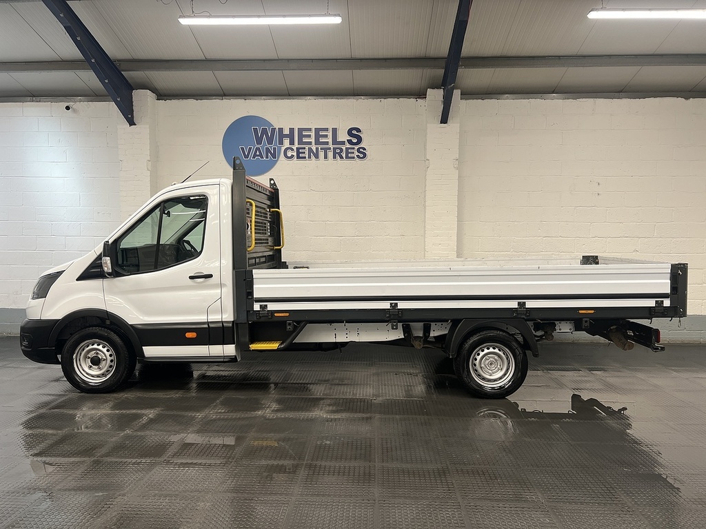 Ford Transit Custom 2.0 350 Ecoblue Hd Leader Dropside Manu HV22WPO White #2