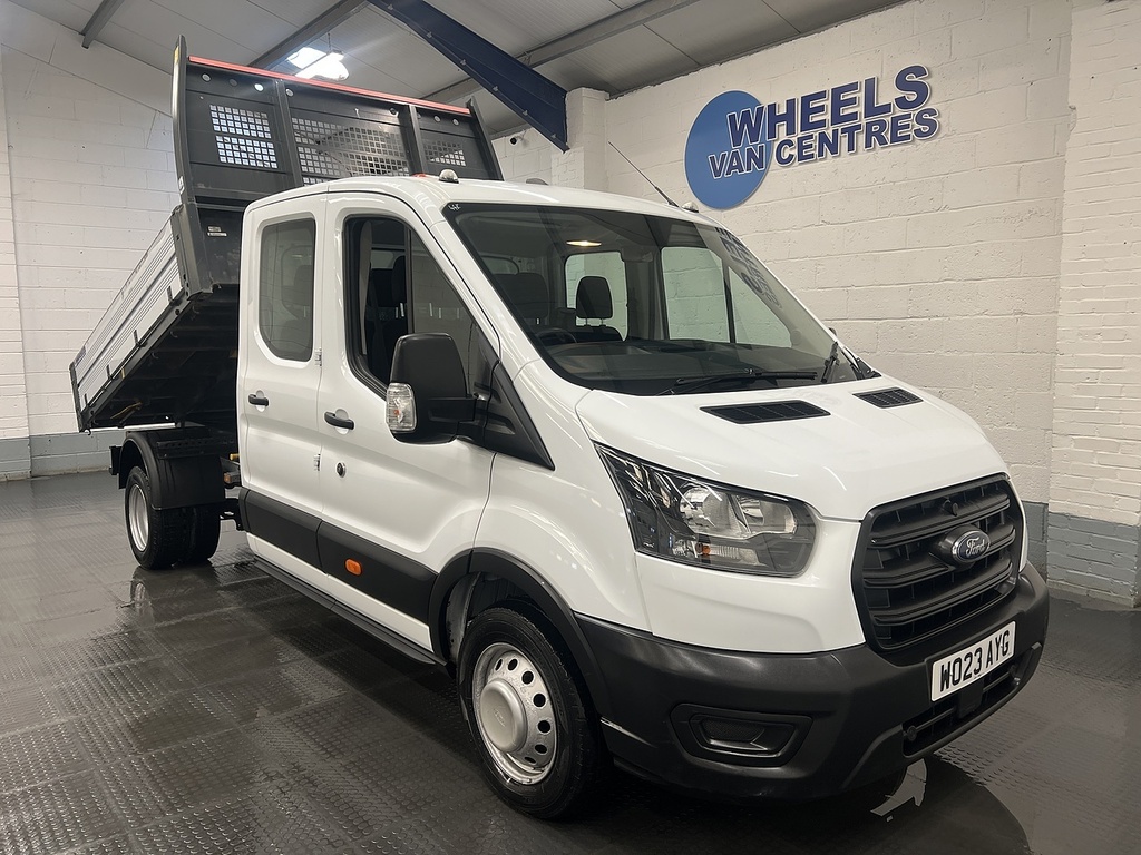 Ford Transit Custom 2.0 350 Ecoblue Leader Tipper Double Cab Diese WO23AYG White #5