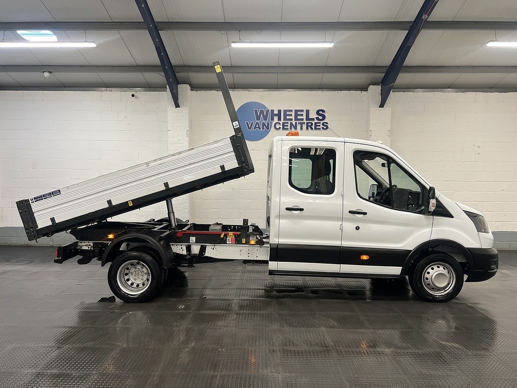 Ford Transit Custom 2.0 350 Ecoblue Leader Tipper Double Cab Diese WO23AYG White #4