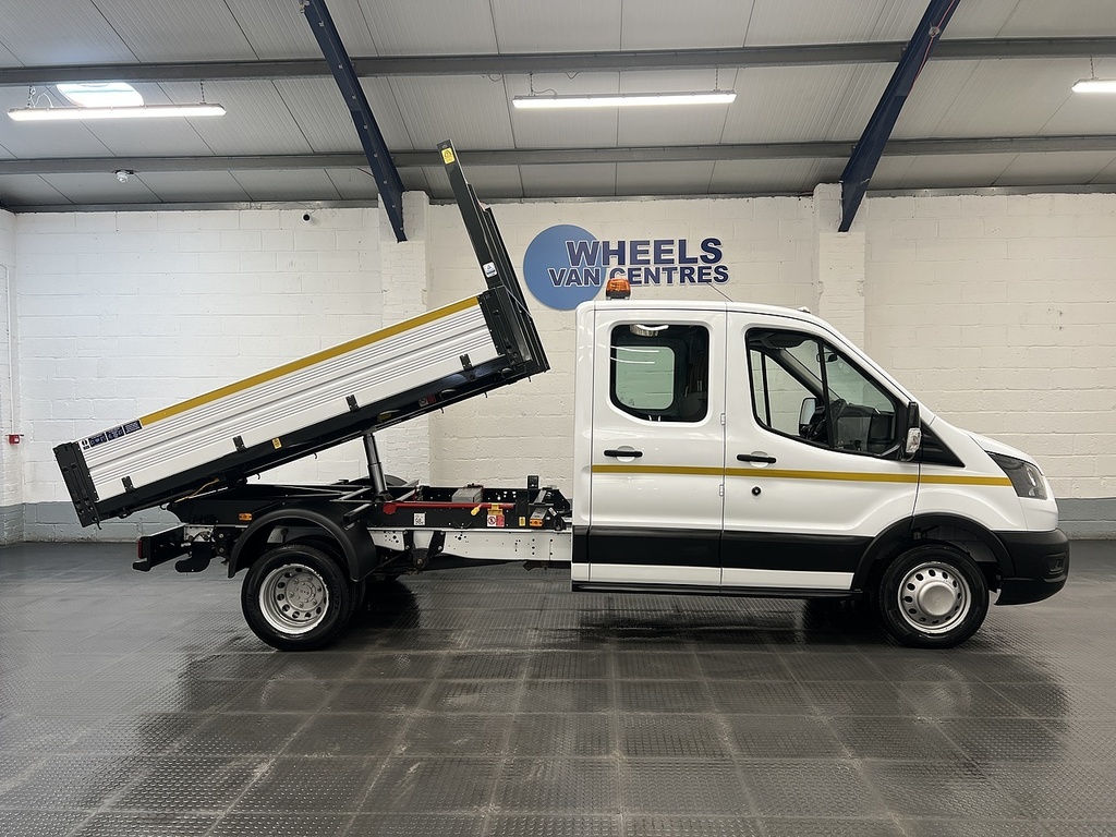 Ford Transit Custom 2.0 350 Ecoblue Leader Tipper Double Cab Diese LB23UYX White #6