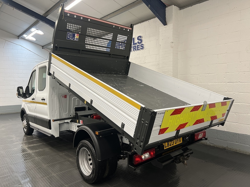 Ford Transit Custom 2.0 350 Ecoblue Leader Tipper Double Cab Diese LB23UYX White #3