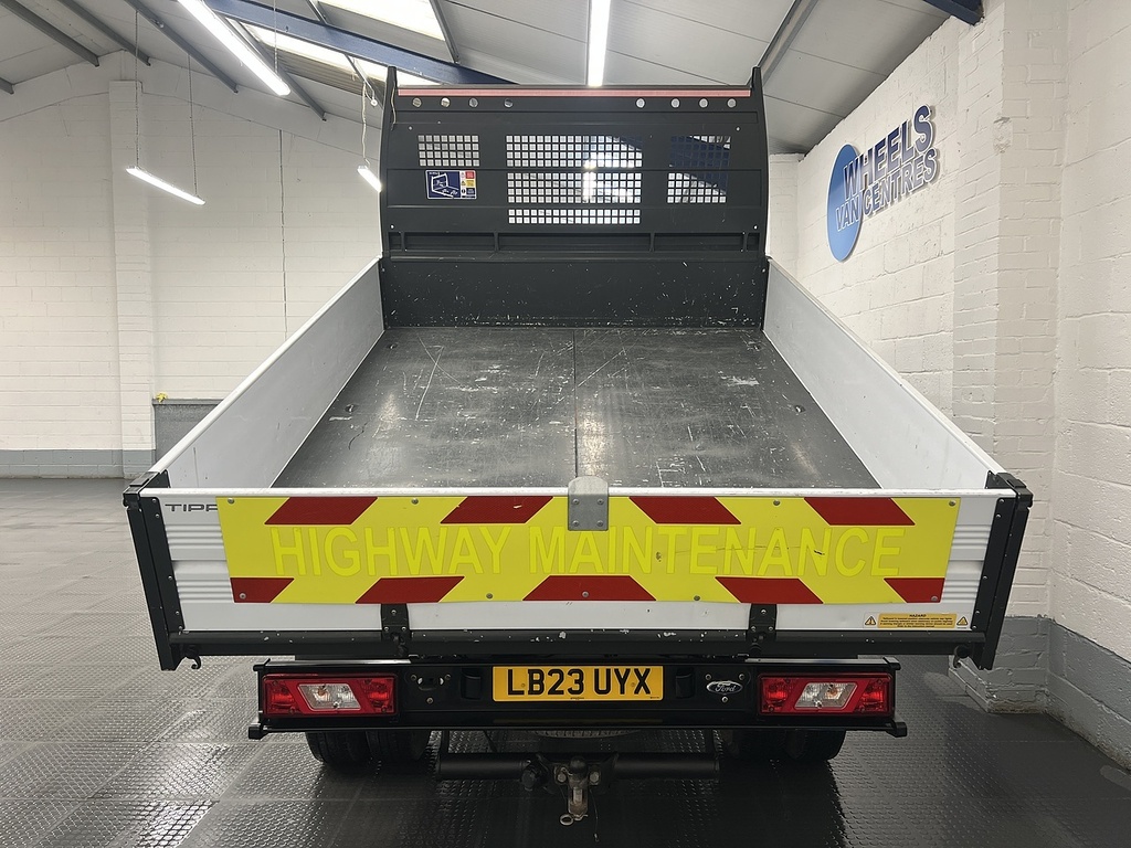 Ford Transit Custom 2.0 350 Ecoblue Leader Tipper Double Cab Diese LB23UYX White #4