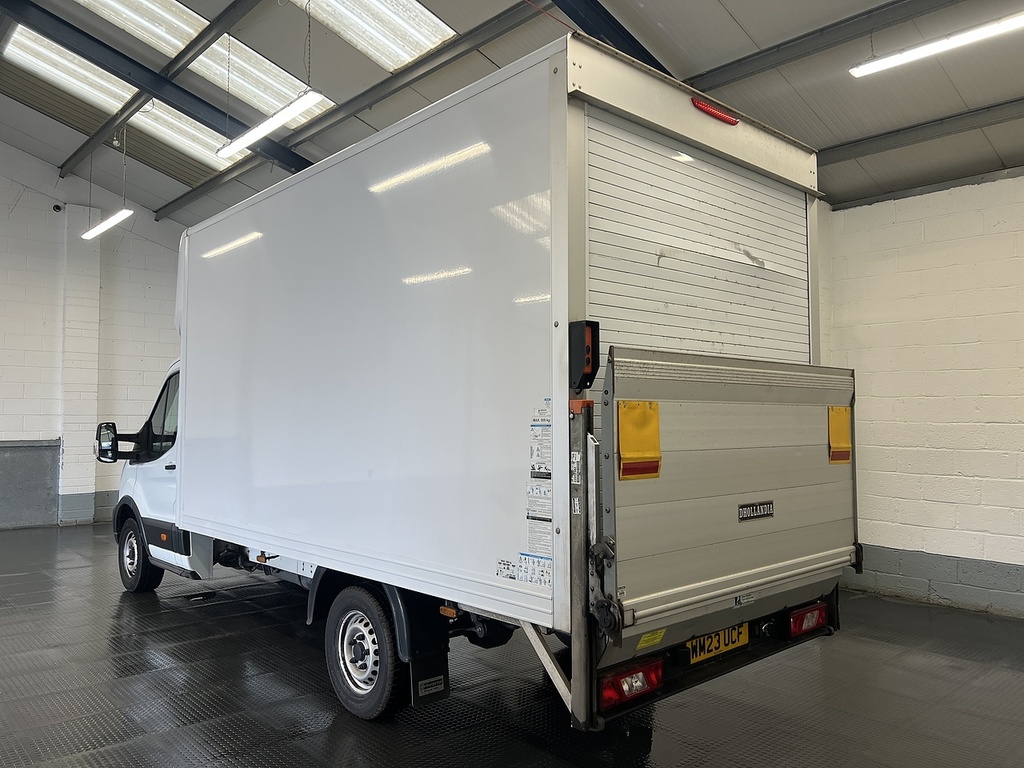 Ford Transit Custom 2.0 350 Ecoblue Hd Leader Luton WM23UCF White #2
