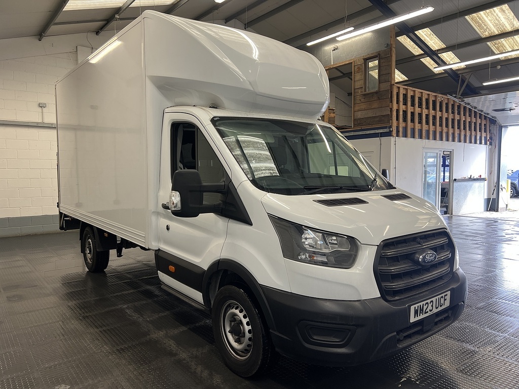 Ford Transit Custom 2.0 350 Ecoblue Hd Leader Luton WM23UCF White #4