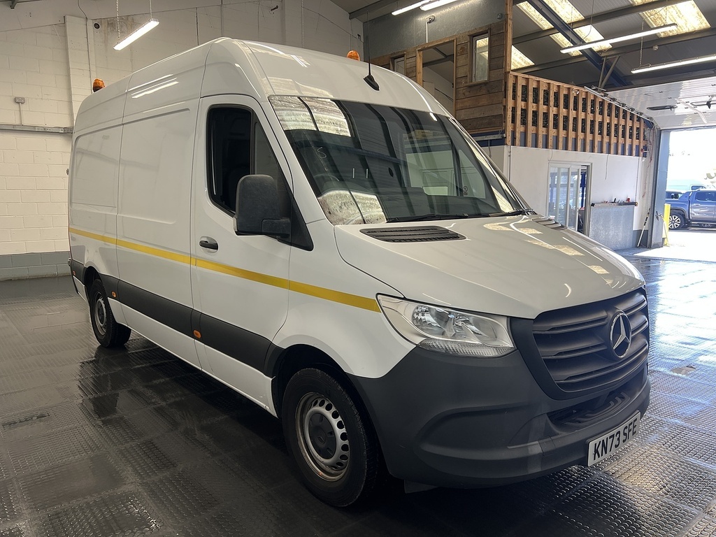 Mercedes-Benz Sprinter 2.0 315 Cdi Progressive Panel Van Manua KN73SFE White #3