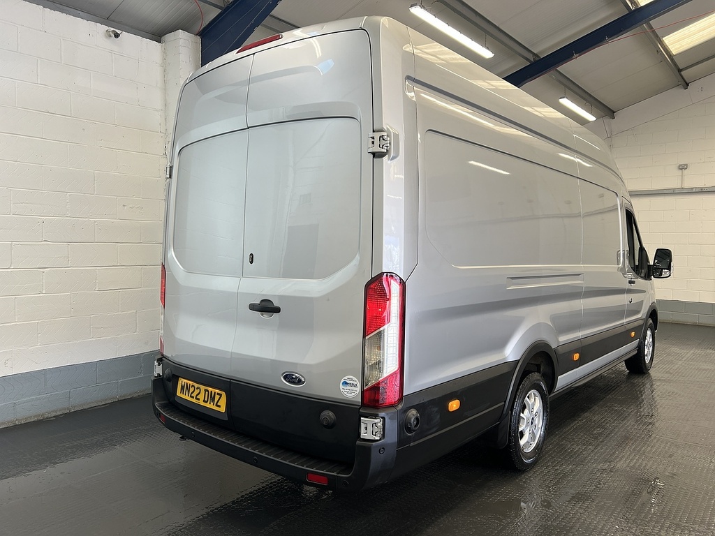 Ford Transit Custom 2.0 350 Ecoblue Mhev Limited Panel Van WN22DMZ Silver #5