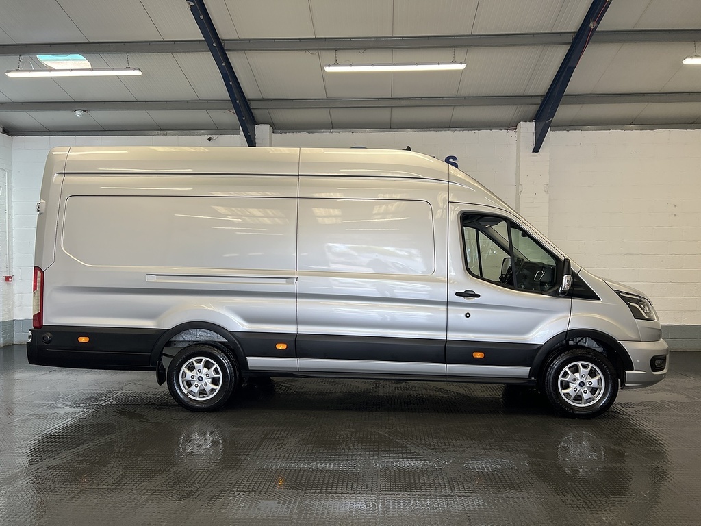 Ford Transit Custom 2.0 350 Ecoblue Mhev Limited Panel Van WN22DMZ Silver #6