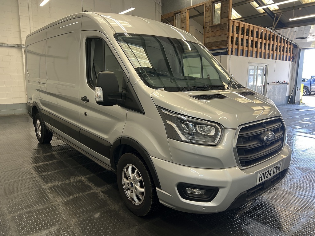 Ford Transit Custom 2.0 350 Ecoblue Limited Panel Van Manua HN24DYM Silver #4