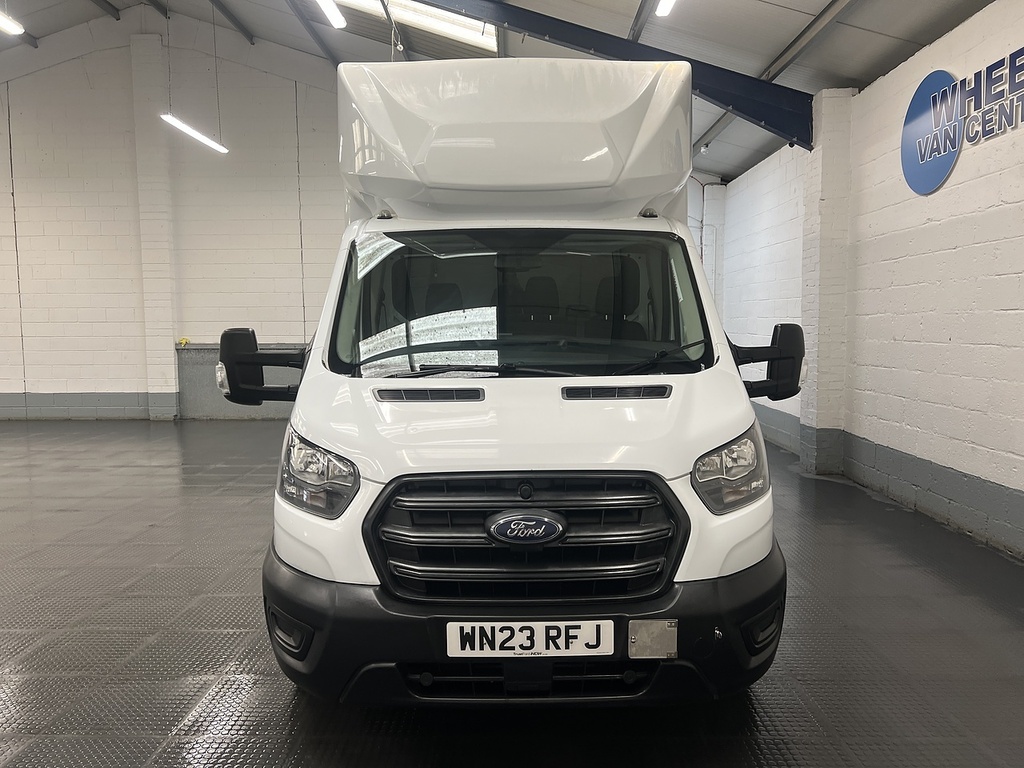 Ford Transit Custom 350 Ecoblue Leader 2.0 Curtainside Dies WN23RFJ White #5