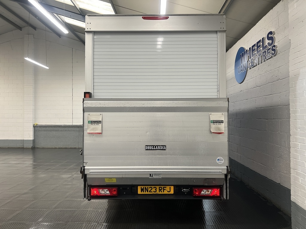 Ford Transit Custom 350 Ecoblue Leader 2.0 Curtainside Dies WN23RFJ White #2