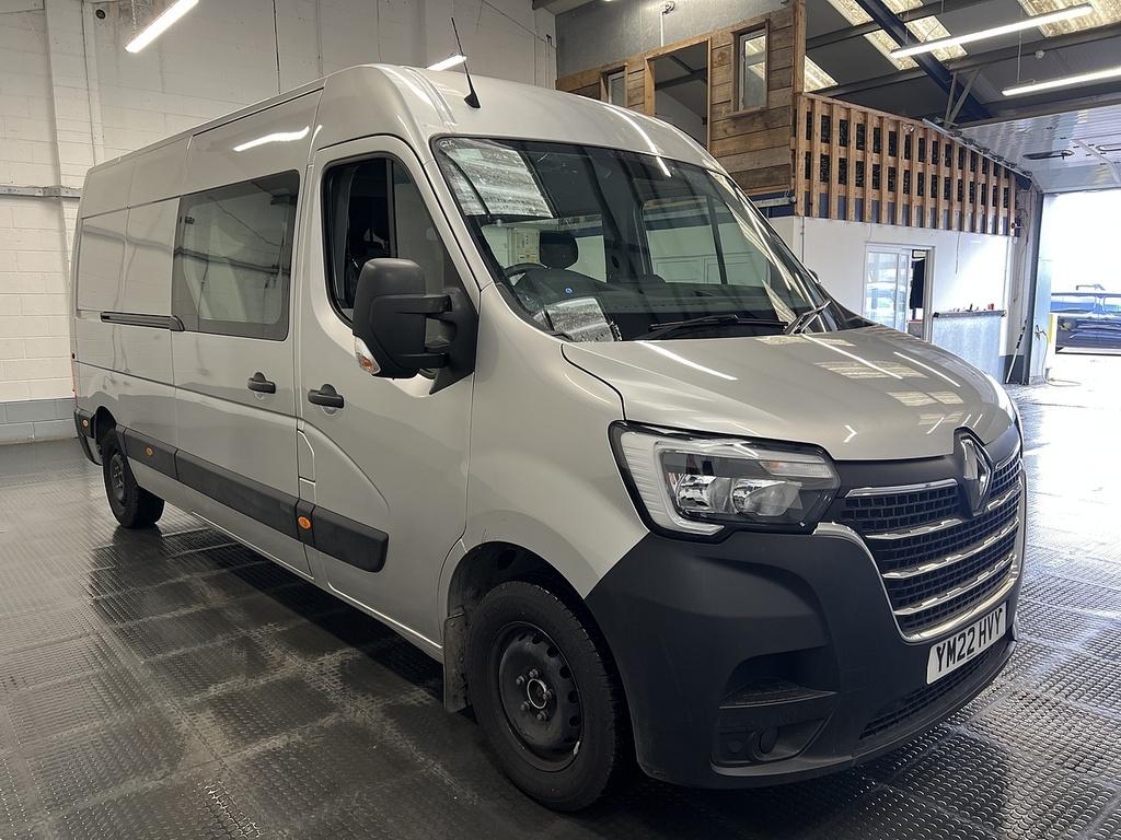 Renault Master 2.3 Dci 35 Business Crew Van Double Cab Diese Grey #4