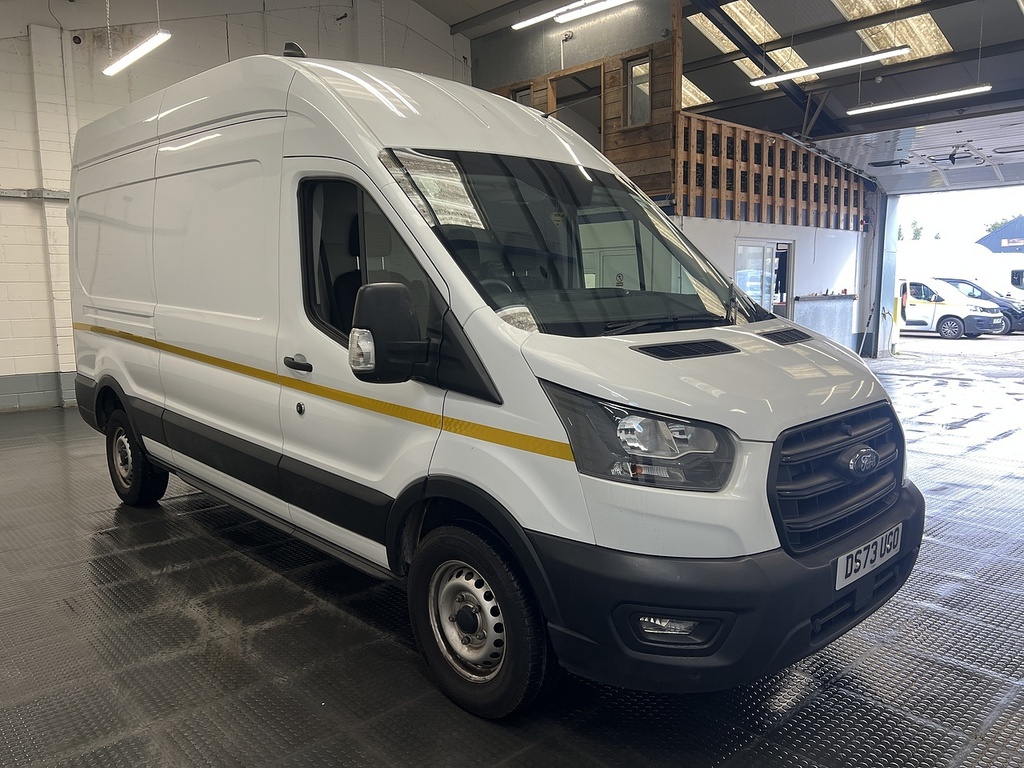 Ford Transit Custom 2.0 350 Ecoblue Leader Panel Van DS73UGO White #4
