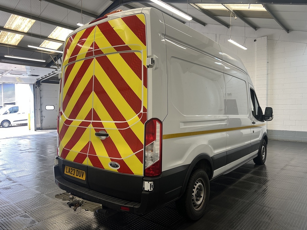 Ford Transit Custom 2.0 350 Ecoblue Leader Panel Van LA23DUV White #3