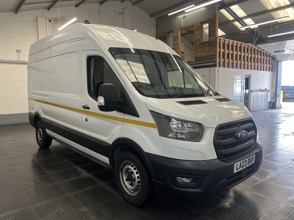 Ford Transit Custom 2.0 350 Ecoblue Leader Panel Van LA23DUV White #4