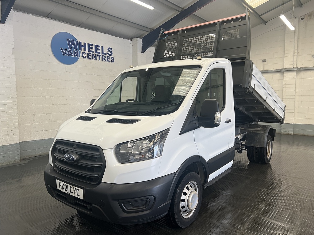 Ford Transit Custom 2.0 350 Ecoblue Hd Leader Tipper HK21CYC White