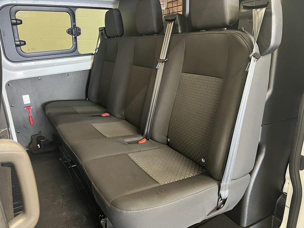 Ford Transit Custom 2.0 300 Ecoblue Trend Crew Van Double Cab Dies HV72VLN White #6