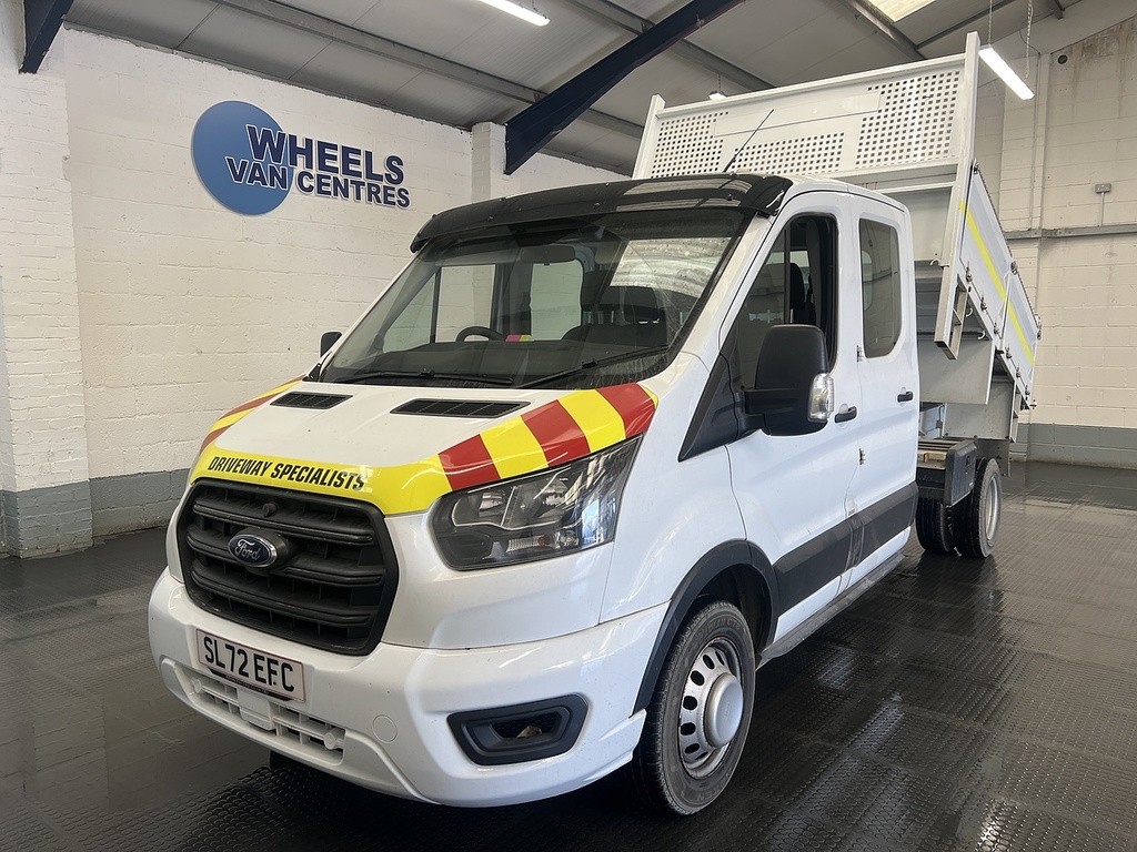 Ford Transit Custom 350 Ecoblue Leader 2.0 Tipper SL72EFC White