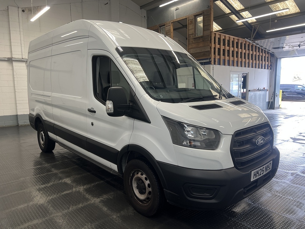 Ford Transit Custom 2.0 350 Ecoblue Leader Panel Van HN25NNZ White #4