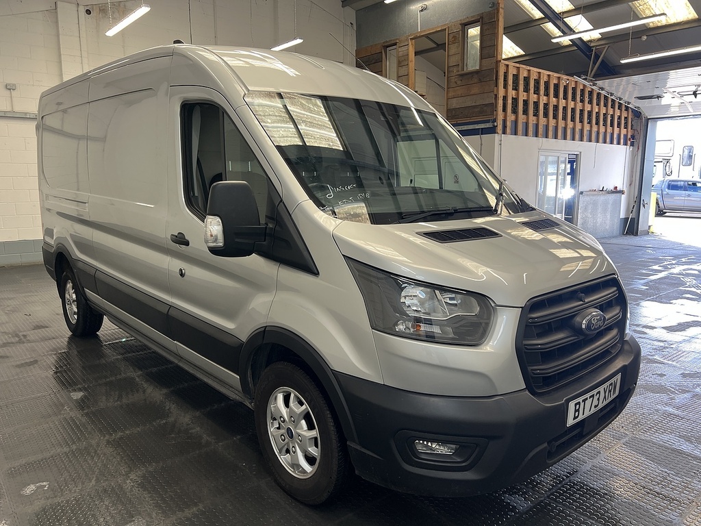 Ford Transit Custom 2.0 350 Ecoblue Trend Panel Van BT73XRW Silver #4