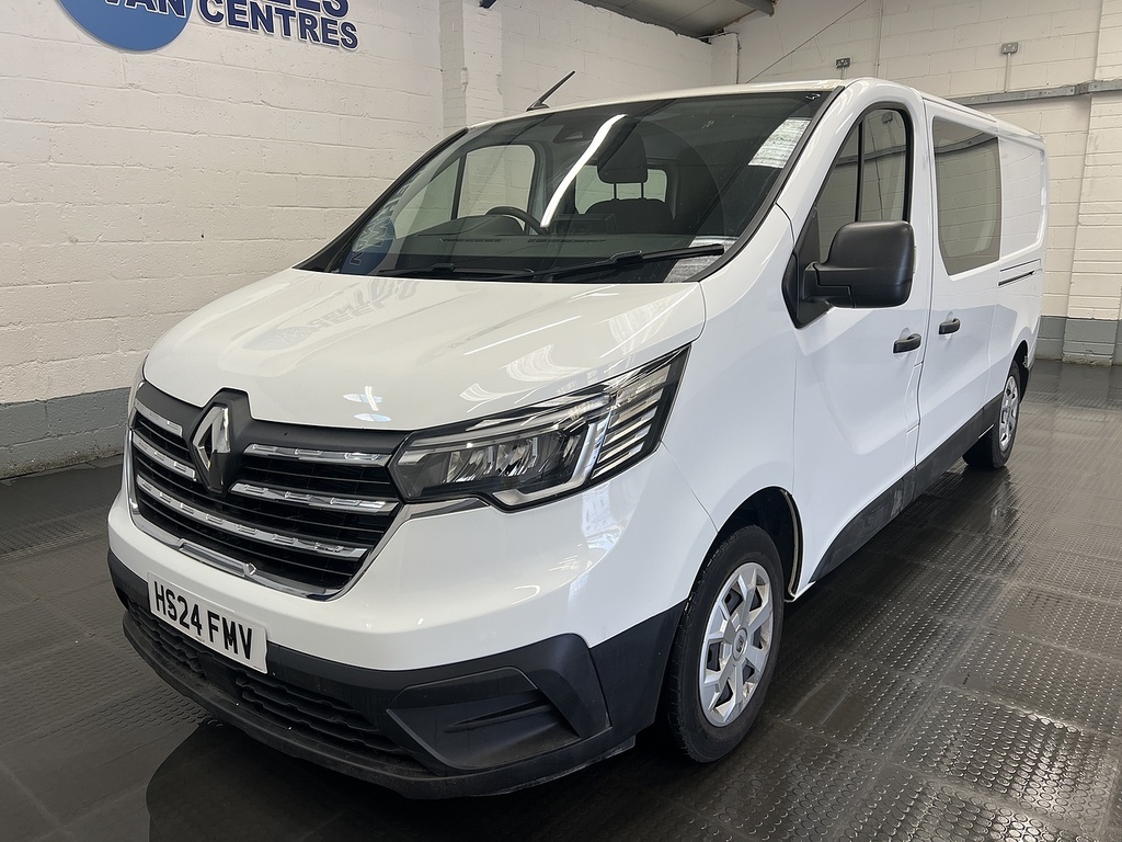 Renault Trafic 2.0 Dci Blue Ll30 Advance Crew Van Double Cab 6Dr White