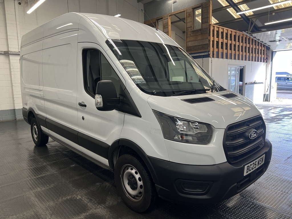 Ford Transit Custom 2.0 350 Ecoblue Leader Panel Van White #4