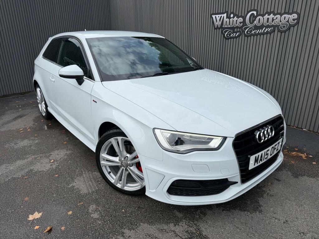 Audi A3 1.6 Tdi S Line S Tronic Euro 6 Ss White