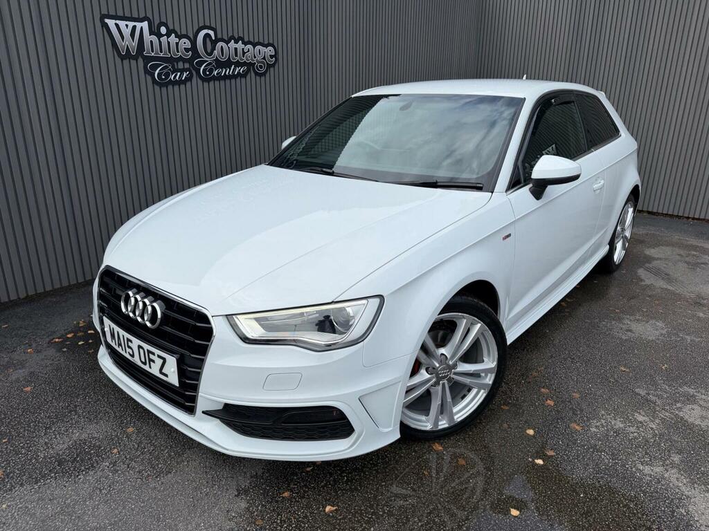 Audi A3 1.6 Tdi S Line S Tronic Euro 6 Ss White #4