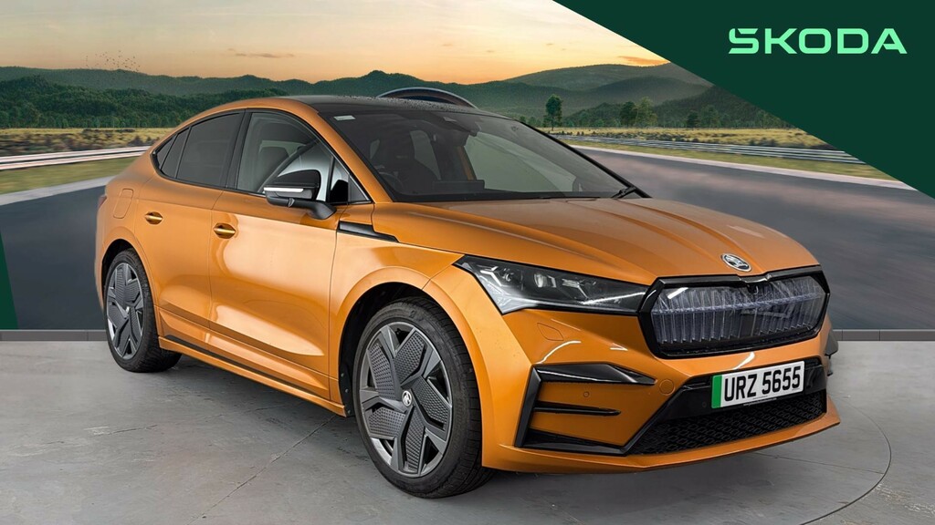 Skoda ENYAQ Iv 82Kwh Vrs Coupe 4Wd Dc135kw Orange