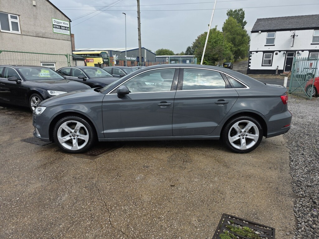 Audi A3 Saloon 1.5 Tfsi Cod Sport 2018 ND67MPU Grey #4
