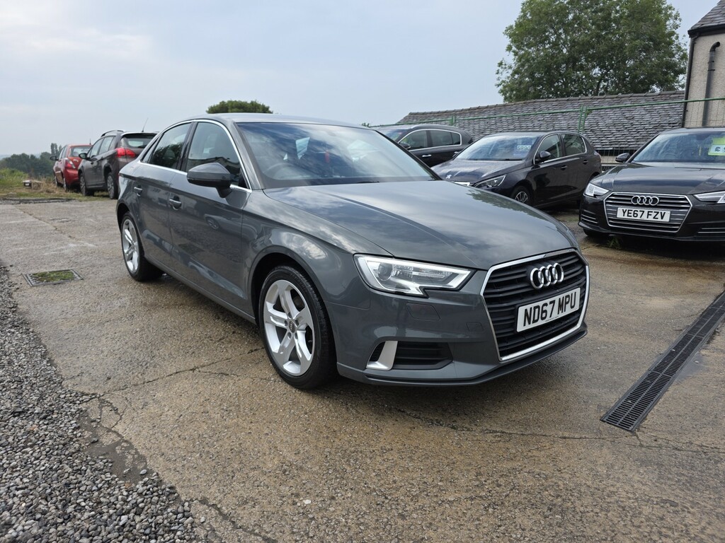 Audi A3 Saloon 1.5 Tfsi Cod Sport 2018 ND67MPU Grey #3