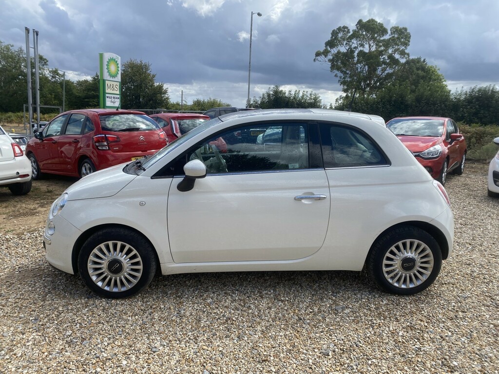 Fiat 500 Hatchback 1.2 Lounge 2013 LM13NVJ White #4