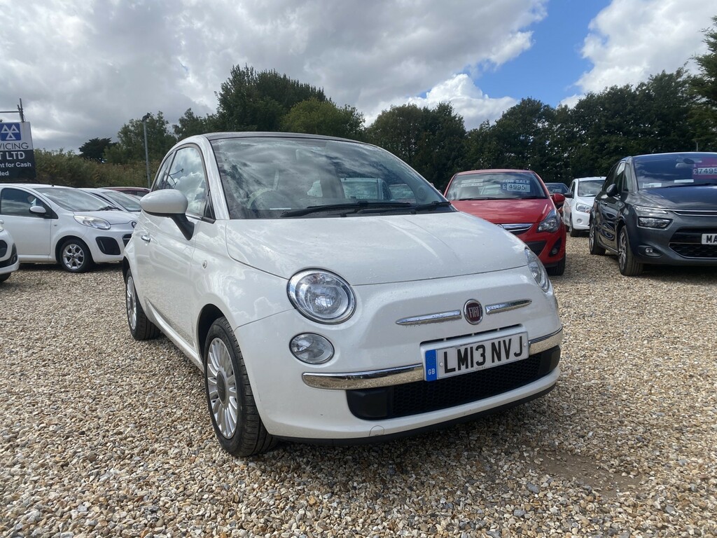 Fiat 500 Hatchback 1.2 Lounge 2013 LM13NVJ White #3