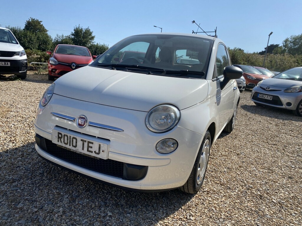 Fiat 500 Hatchback 1.2 Pop 2010 White #2