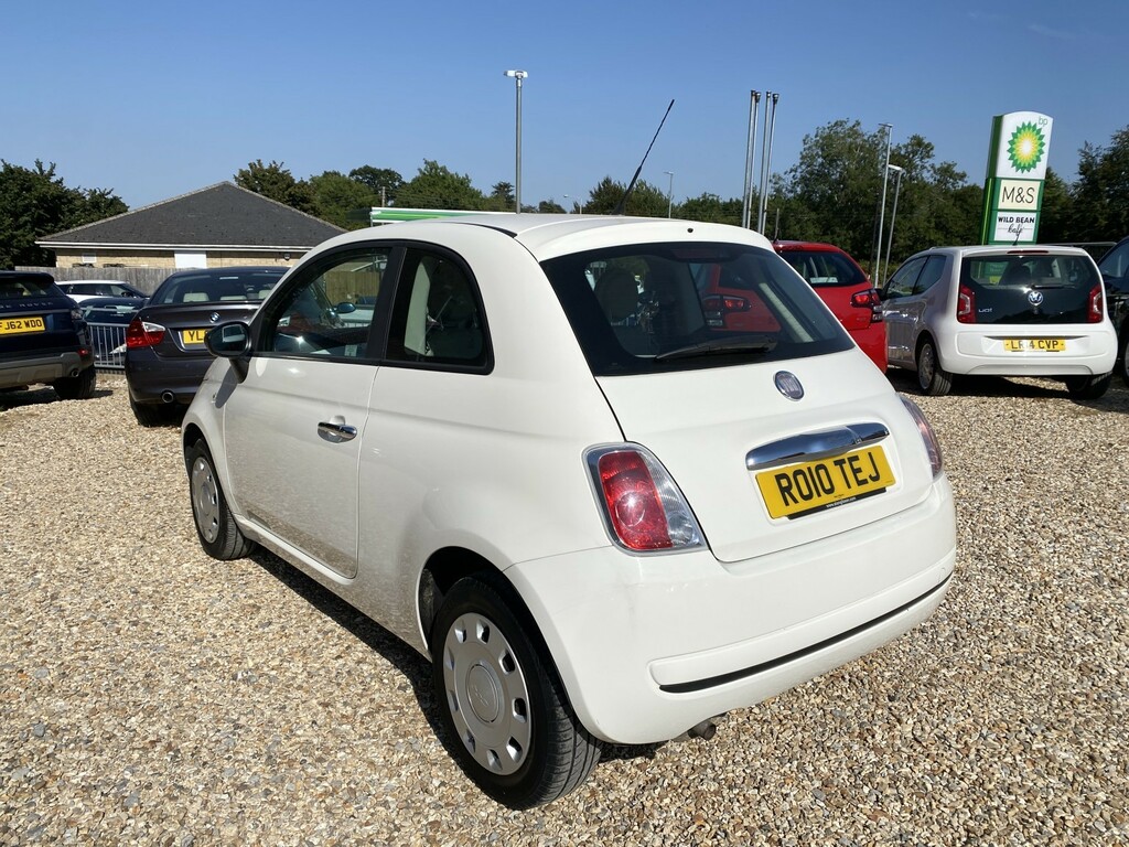 Fiat 500 Hatchback 1.2 Pop 2010 White #3