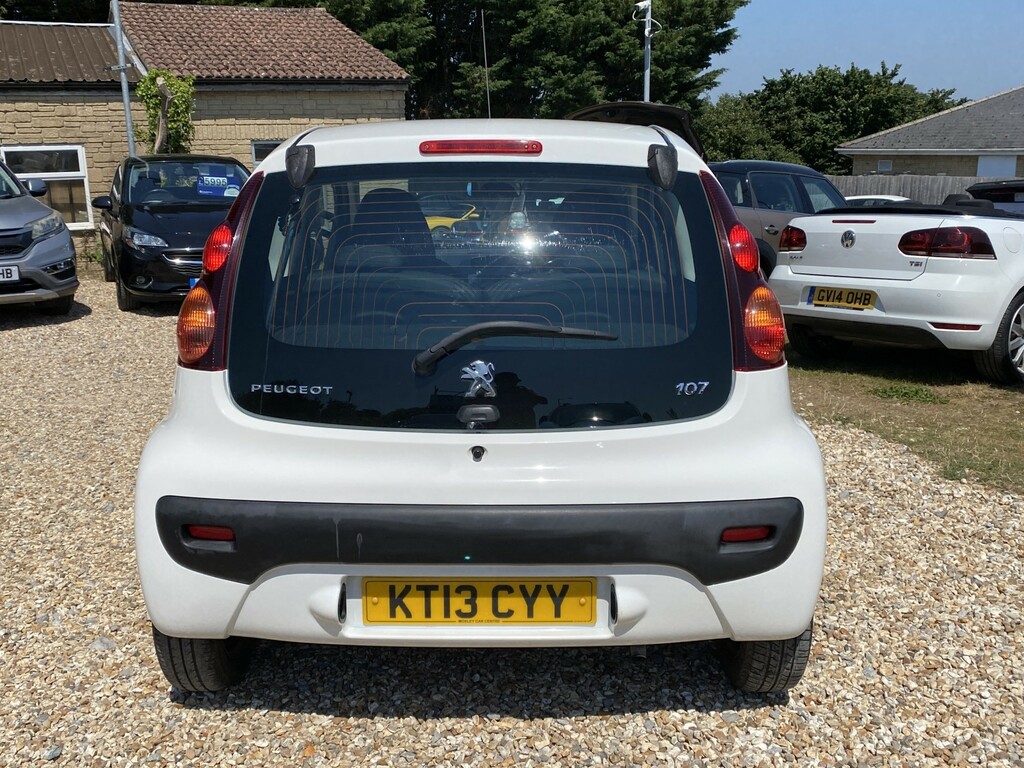 Peugeot 107 Hatchback 1.0 12V Active 2013 White #5