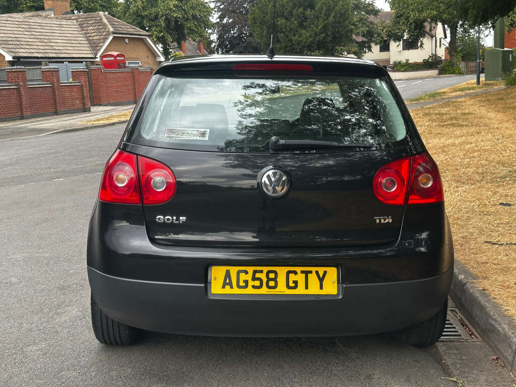 Volkswagen Golf Hatchback 1.6 Golf Match Tdi 105 2008 Black #6