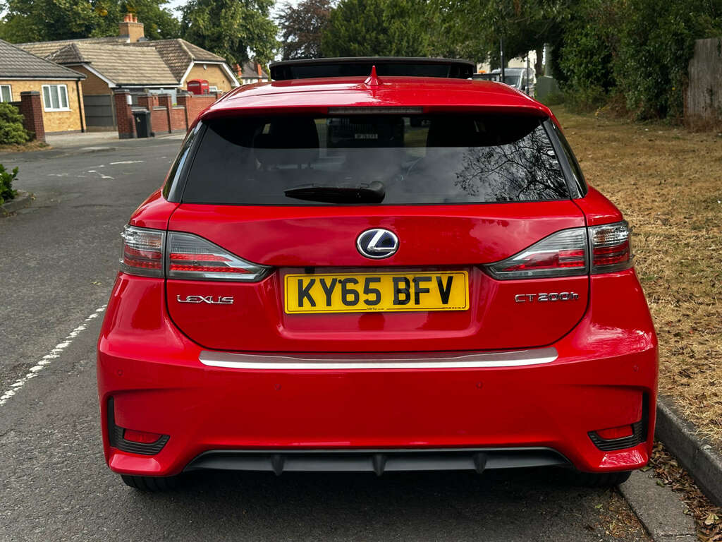 Lexus CT Hatchback 1.8 Ct 200H Advance Cvt 2015 Red #6