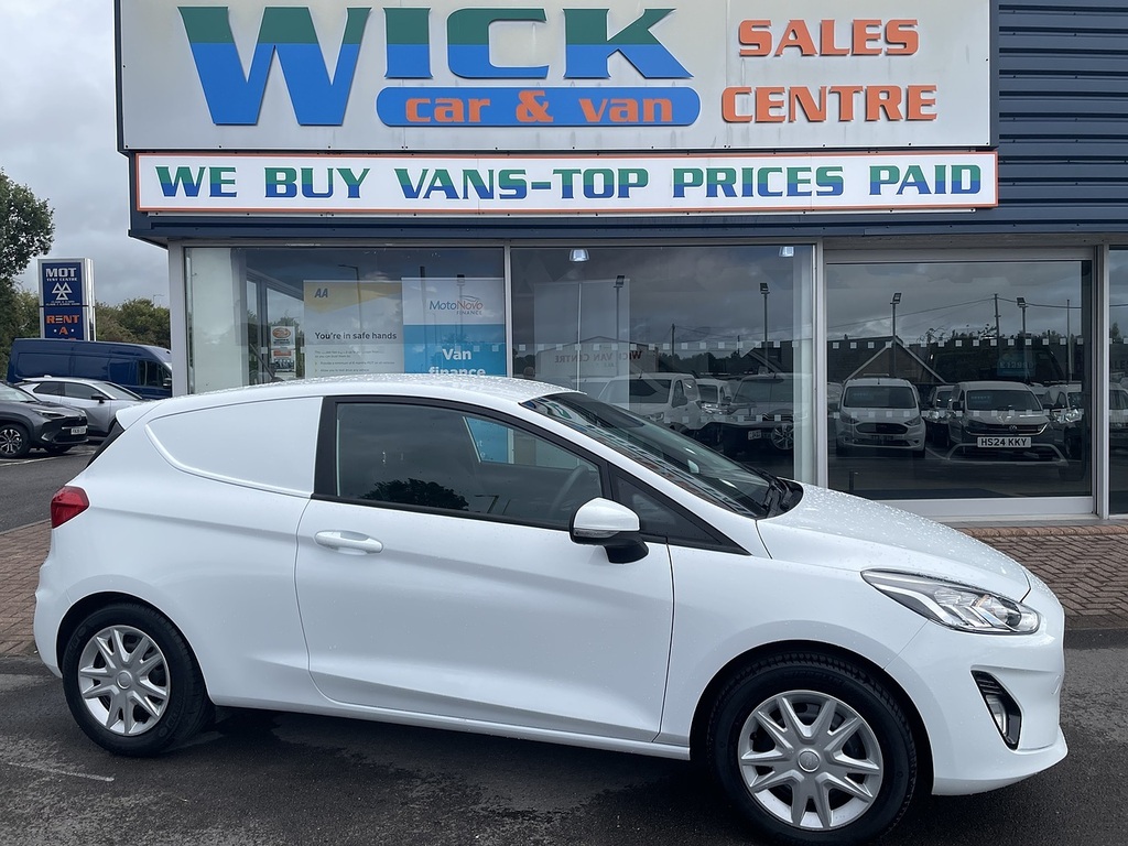Ford Fiesta 1.5 Tdci Car Derived Van Euro 6 White