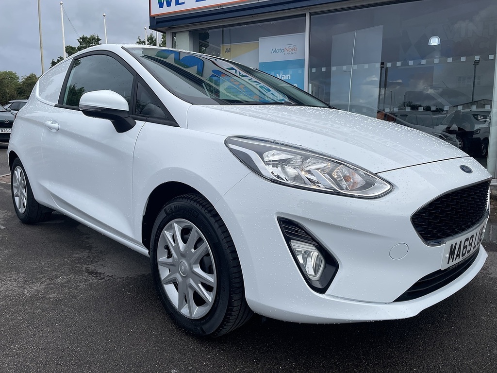 Ford Fiesta 1.5 Tdci Car Derived Van Euro 6 MA69LUE White #2