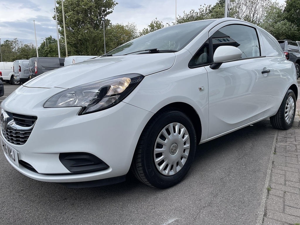 Vauxhall Corsa 1.2 16V Car Derived Van Fwd L1 H White #5