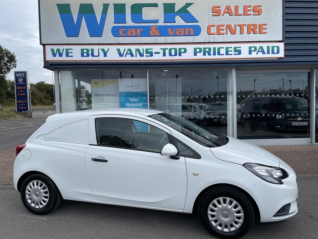 Vauxhall Corsa 1.2 16V Car Derived Van Fwd L1 H White