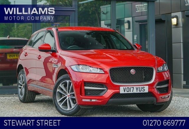 Jaguar F-Pace 2017 2.0 D180 R-sport Suv Awd Euro Red