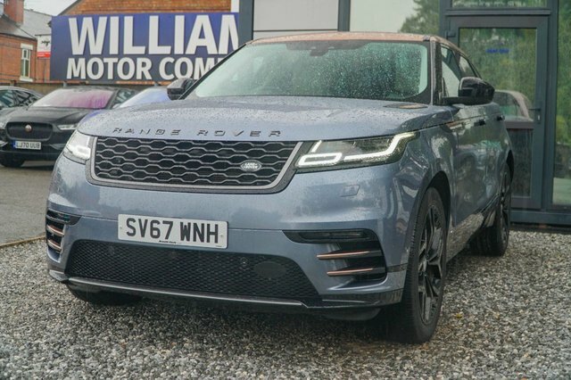 Land Rover Range Rover Velar 2017 3.0 Sd6 V6 R-dynamic Hse Suv SV67WNH Blue #3