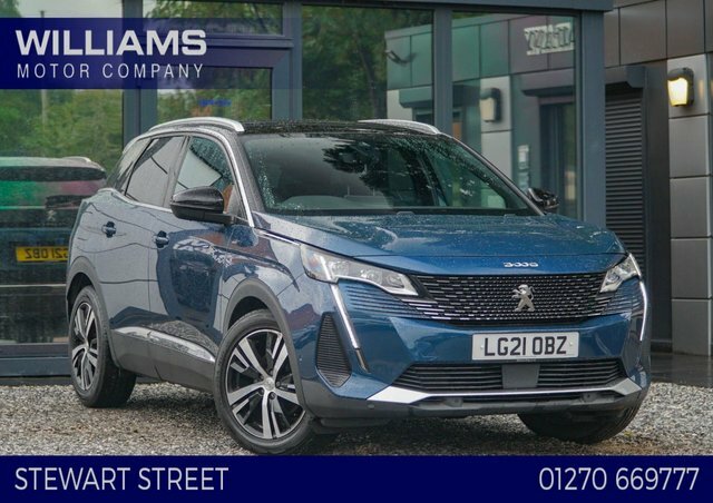 Peugeot 3008 2021 1.2 Puretech Gt Suv Euro 6 Blue