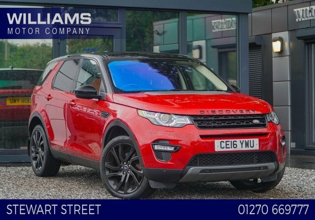 Land Rover Discovery Sport 2016 2.0 Td4 Hse Black Suv 4Wd Eur Red