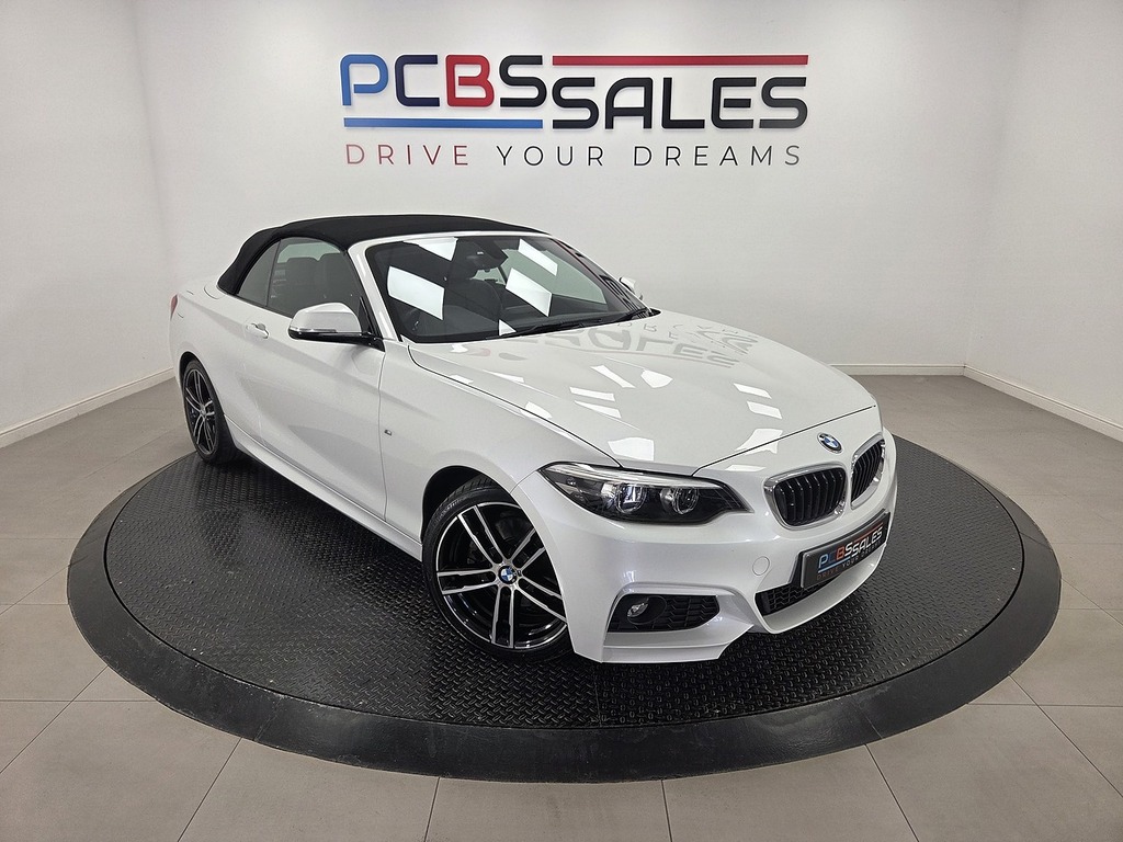 BMW 2 Series 2.0 220D M Sport Convertible Euro White