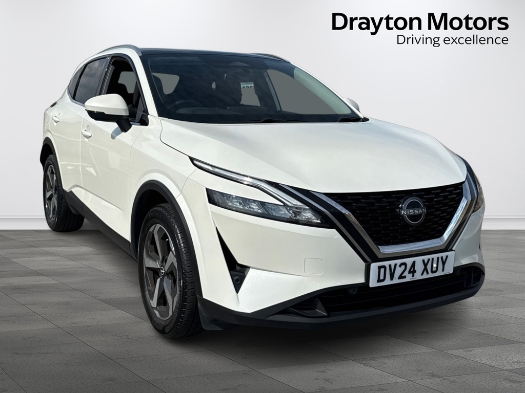 Nissan Qashqai 1.3 Dig-t Mhev N-connecta Suv Hybrid Ma White